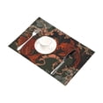 thumbnail image 2 of MYPOP Koi fish in the light Kitchen Table Mat Placemats for Dining Table 12x18 inches, 2 of 5