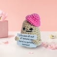 thumbnail image 4 of Papa Ganchillo Con Tarjeta Positiva Regalos Anímate para Amigos (Pareja L), 4 of 6