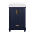 DHP Sunnybrooke 24 Inch Wood Bathroom Vanity with Sink, Navy - Walmart.com