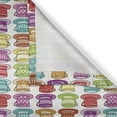 thumbnail image 6 of Ambesonne Tea Party Valance & Curtain, Colorful Cup Design, 55"x24", Multicolor, 6 of 6
