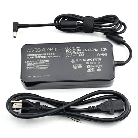 280W Power Adapter for ASUS ROG Zephyrus M GU501G GU501GM GU501 GU502GV GU502GU 6.0*3.7mm Laptop Charger