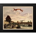 thumbnail image 2 of Nieuhoff 14x12 Black Modern Framed Museum Art Print Titled - Gates Jakarta Indonesia Picture Asia, 2 of 5