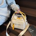 thumbnail image 4 of Women's Elegant Solid Color Shoulder Bag Fashionable Zipper Crossbody Bags Soft Top Handle Handbag Purse, 4 of 6