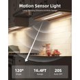 thumbnail image 2 of Luz con sensor de movimiento EZVALO para debajo del armario, 76 LED, 2200 mAh, 2 of 8