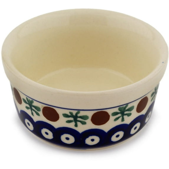Polish Pottery 3½-inch Bowl (Mosquito Theme) Hand Painted in Boleslawiec, Poland + Certificate of Authenticity