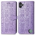 thumbnail image 1 of Funda Cartera FOXDOCK para Nothing CMF Phone 1 , Flip PU con Relieve de Gatos y Perros, Tarjetero y Soporte, 1 of 6