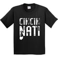 thumbnail image 3 of Inktastic Cincinnati, Ohio Distressed Font Youth T-Shirt, 3 of 5