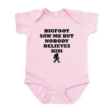 

CafePress - Bigfoot Saw Me Body Suit - Baby Light Bodysuit Size Newborn - 24 Months
