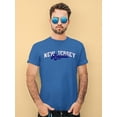 thumbnail image 2 of Retro College New Jersey  T-Shirt Men -Image by Shutterstock, Male 5X-Large, 2 of 4