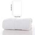 thumbnail image 6 of White Bath Towel, Thick Absorbent Bath Sheet, 27.6x55.1 Inch Quick Dry Towel for Bathroom Gym, Hotel Quality Home Spa Towel for Everyday Use, 6 of 7