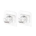 thumbnail image 1 of Gancho Barra de cortina Abrazadera Ganchos Impermeable Pared sin perforaciones para muebles (B) 2 piezas Hugtrwg Para estrenar, 1 of 4