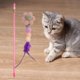 thumbnail image 3 of Teaser para gatos de temporada rosa, resistente a los arañazos, a las mordeduras, resistente a la flexión, no se desprende, antirotura, bola de pelo de flor, palo largo para gatos, suministros para, 3 of 7