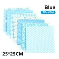 thumbnail image 1 of Yeacher 7Pcs/Set DIY Assorted Pattern Floral Printed Patchwork Cotton Fabric Cloth Sewing Quilting Cloth 250x250mm, 1 of 8