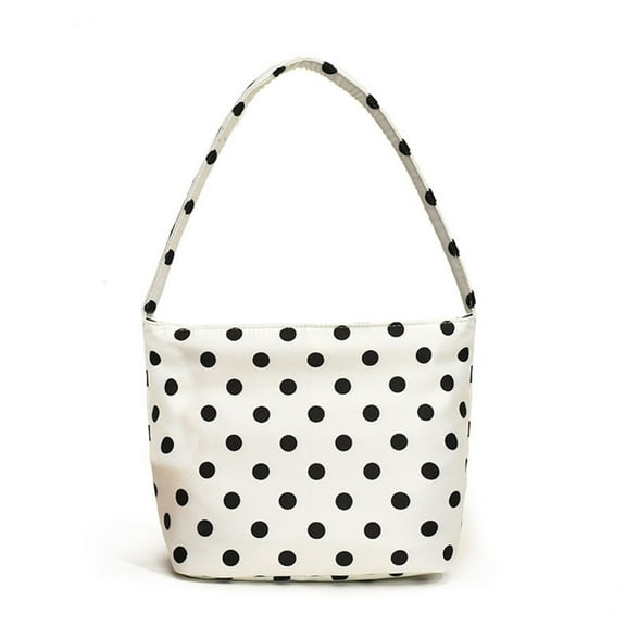 FENOHREFE Lightweight Shoulder Bag Fabric Cloth Underarm Bag with Unique Pattern Armpit Purse Casual Handbag for Everyday Use