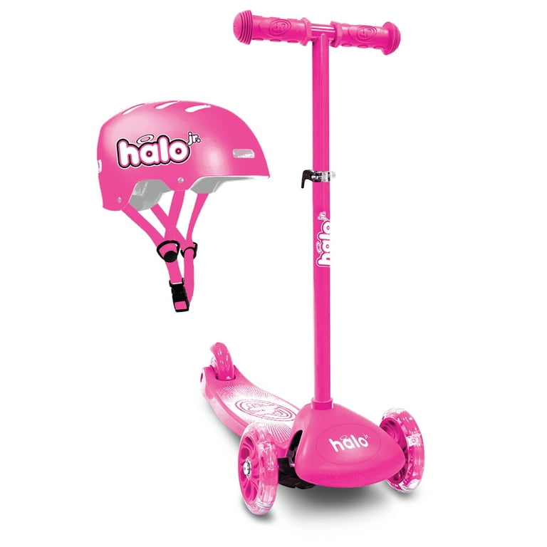 Free Shipping! Halo Rise Above Pink 3 Wheel Scooter with Light Up