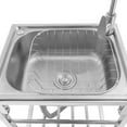 thumbnail image 5 of Miumaeov Silver Stainless Steel Single Bowl Sink, 5 of 21