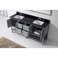 thumbnail image 5 of Virtu ED-30072-BGSQ-GR Winterfell 72 Inch Double Bathroom Vanity Set In Grey, 5 of 7