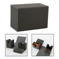 thumbnail image 3 of Estuche de tarjeta de juego de cuero de PU Tarjetas de comercio protectoras Caja de tarjeta de comercio de ladrillos de tarjeta de contenedor para tarjetas deportivas para juegos de mesa de Gris Macarena caja de la tarjeta de juego, 3 of 8