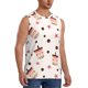 thumbnail image 2 of Balery Milk Tea Camisetas sin mangas para hombre, absorbe la humedad y protege contra el mal olor.-X-Large, 2 of 7