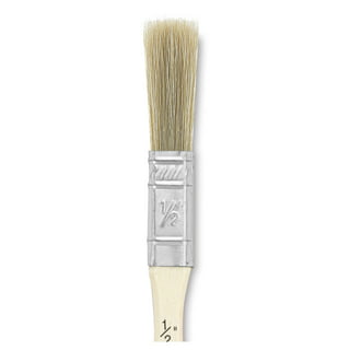 Natural Bristle Flat 3-in. Chip Household Paint Brush for Paint and Crafts  