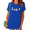 Blue, variant on UNISHE Cute Ghost Pumpkin Halloween Hand Drawn Crew Neck Short Sleeve Graphic Tee for Women
