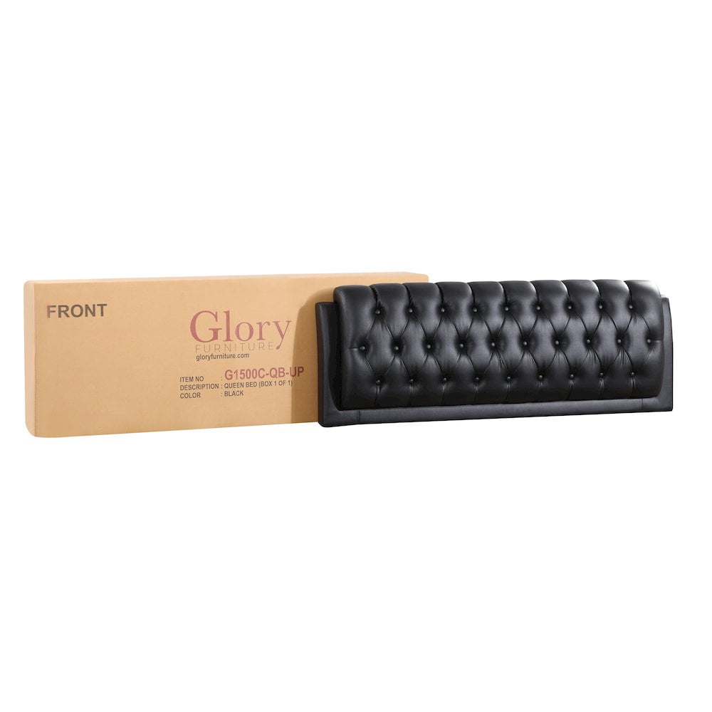 Glory Furniture Marilla Queen Bed in Black Color