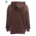 thumbnail image 5 of Deago Women's Oversized Fuzzy Casual Loose Sweatshirt Pullover Hoodies Long Sleeve Sweater with Pockets Outwear M-3XL, 5 of 6