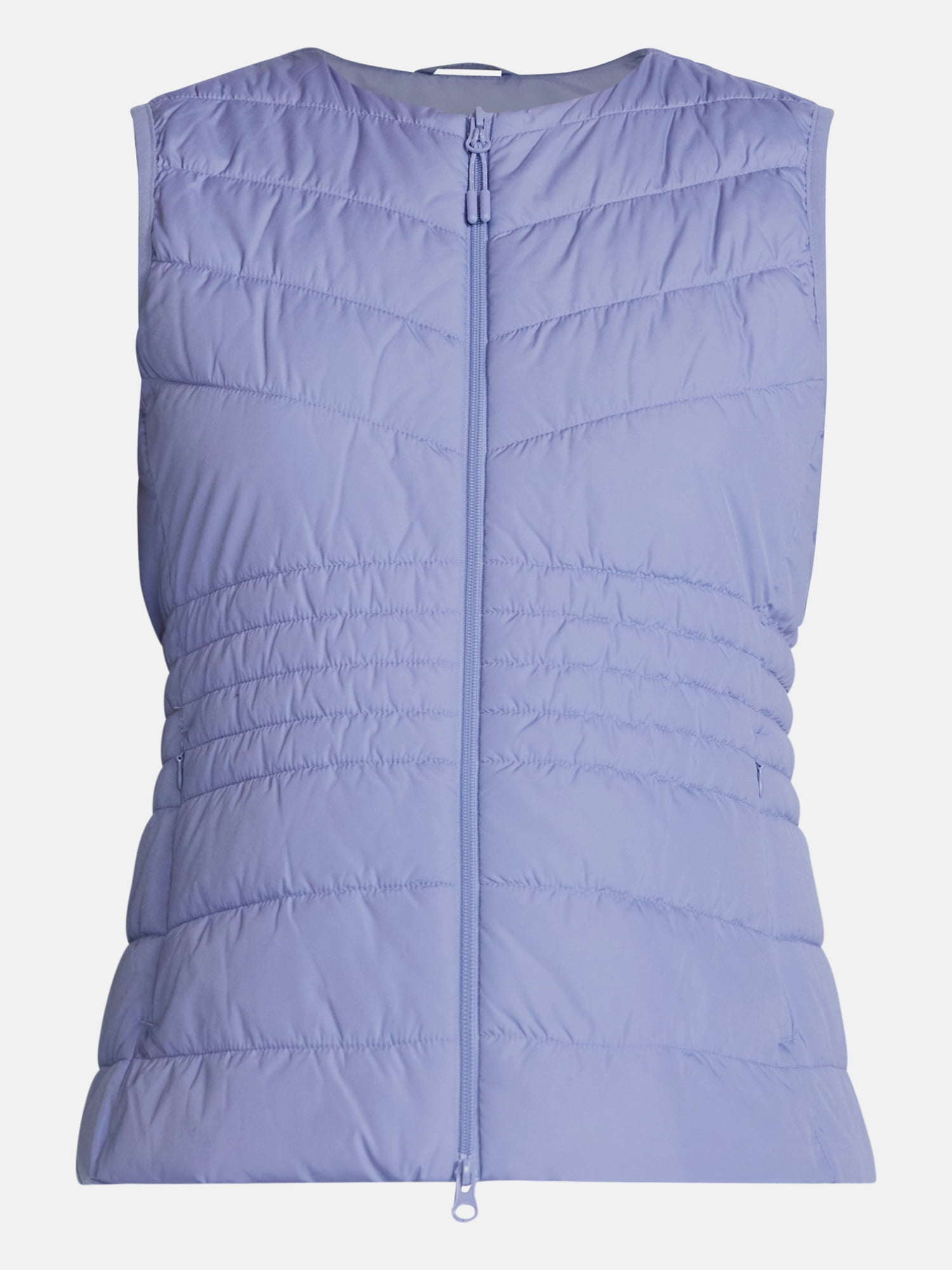 Ozark Trail Women's and Women's Plus Collarless Puffer Vest, Sizes XS-3X