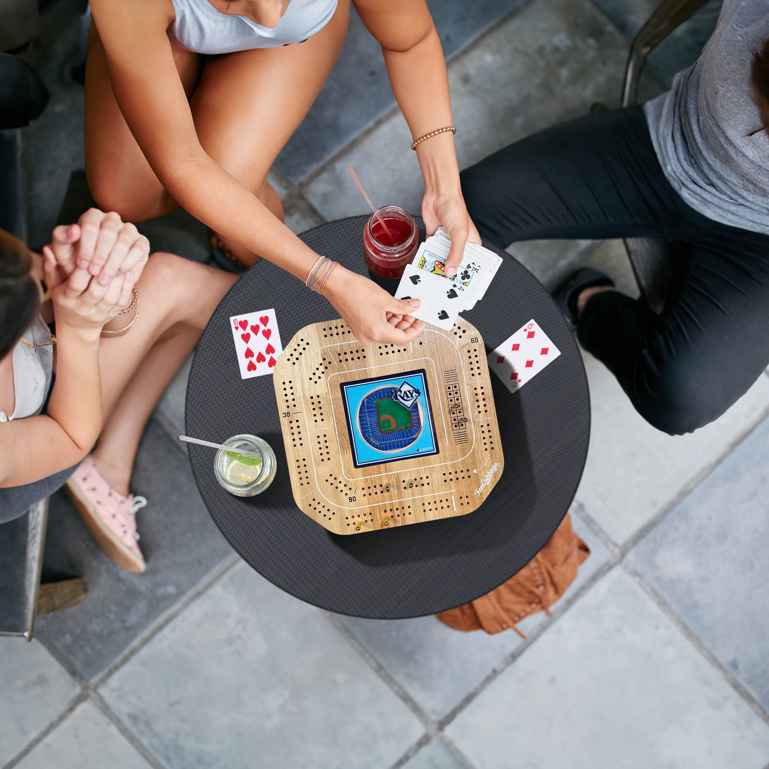YouTheFan MLB Tampa Bay Rays Stadiumview Cribbage