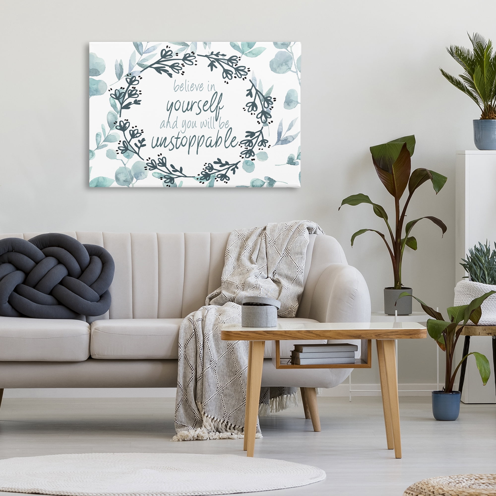 Stupell Industries You Will Be Unstoppable Canvas Wall Art, design by Kim Allen