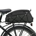 thumbnail image 2 of Bolsas de bicicleta para portaequipajes de bicicleta, bolso de hombro, bolsa trasera, bolsas de ciclismo impermeables con aislamiento para desplazamie Negro, 2 of 8