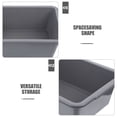 thumbnail image 3 of HLONK Plastic Bus Tub 1 Gallon Grey Commercial Utility Tote Bin Box Small Rectangle Storage Dish for Home Kitchen Restaurant, 3 of 7