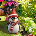 thumbnail image 5 of 1Pc Penguin Christmas Yard Signs 11.8 Inch Farmhouse Christmas Yard Stakes Outdoor Decorative Large Penguin Xmas Decorations Signs for Farm Garden, 5 of 6