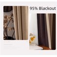 thumbnail image 1 of Cortinas para ventana de sala de estar de 310cm de altura, cortinas opacas para dormitorio, cortina oscura, tratamiento de ventana con aislamiento térmico, 90-95%, 1 of 4