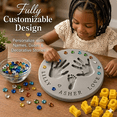 thumbnail image 5 of DIY Stepping Stone Kit for Kids - Personalized Handprint, Footprint & Pet Paw Keepsake Maker - All-in-One Cement Craft Mold Set with Gems for Garden Decor, Family Activities & Gifts, 5 of 12