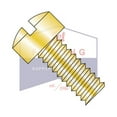 thumbnail image 2 of 10-32 x 1" Machine Screws | Slotted | Fillister Head | Steel | Zinc Yellow (Quantity: 4000), 2 of 3