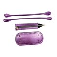 thumbnail image 5 of Crochet Bag Bottoms Woven Bag Set Knitting Crochet Bags Bottom Craft Bag Oval Long Purse Bottom for Shoulder Bag Purse Making Accessories Violet, 5 of 8