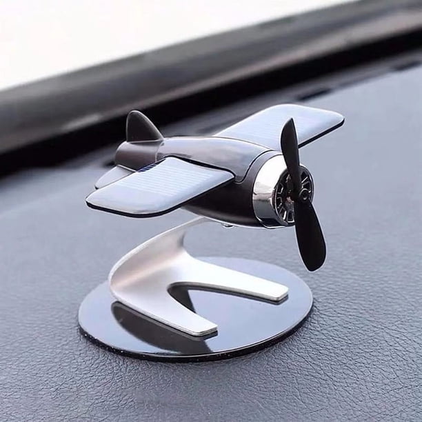 Ambientador para coche, adorno para salpicadero de avión, difusor de perfume solar para coche, adorno de sobremesa de alta capacidad