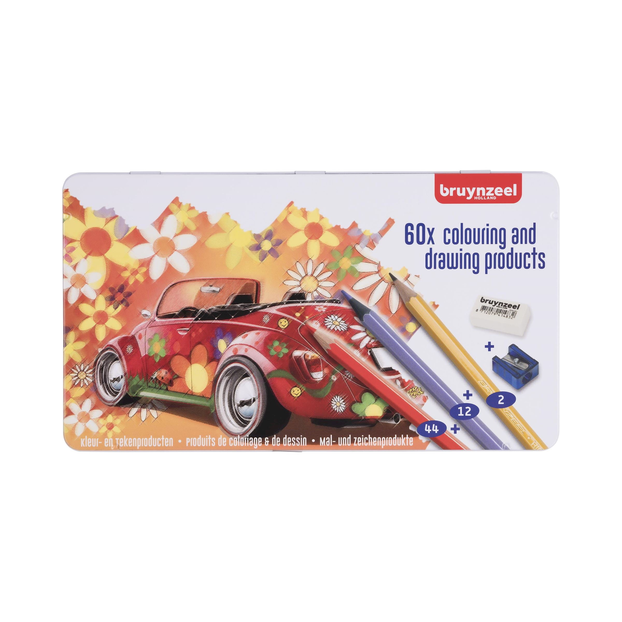 Bruynzeel – VW Beetle Set of 60 Color Pencils