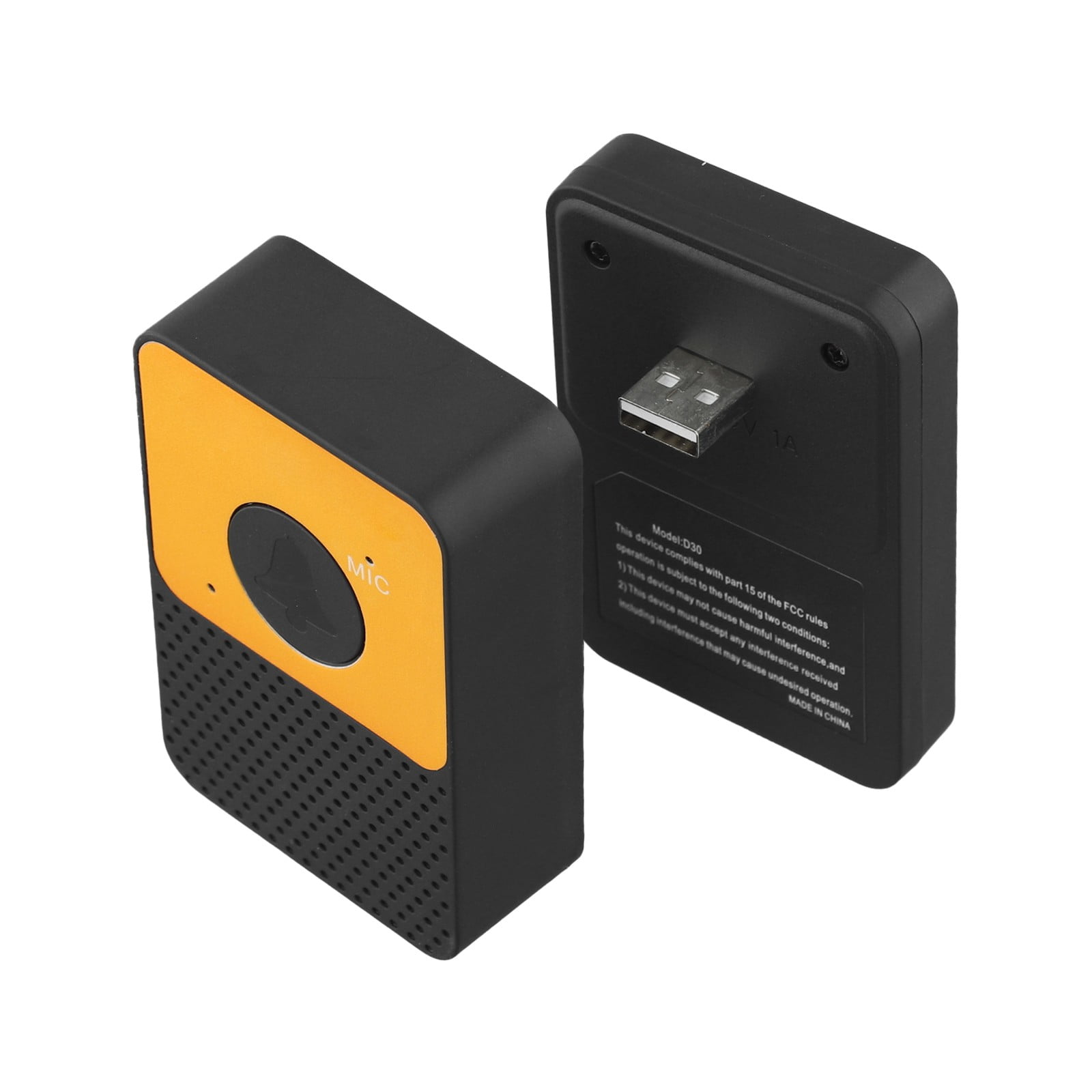 Wireless Doorbell with Hands Free Communication and Impressive 1000ft Range