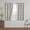 Black-52"W x 45"L (Pack of 2), variant on Blackout Plaid Linen Curta45 Inches Long Double Layer Farmhouse Thermalulated Checkered Print Drapes With Rod Pocket Tab For Small Window 2 Panels 52" Wide Black