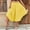 Yellow, variant on IUYRTFE Women's Plus Size High Waist Wide Leg Culotte Pants with Pockets Loose Fit Flowy Midi Trousers