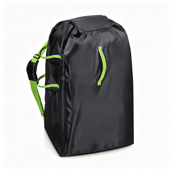 BPPEG Large Stroller Bag for Airplane,Waterproof Stroller Travel Bag,Gate Check Stroller Bag for Single/Double Stroller Travel Bag with Handle and Drawstring Closure Stroller Cover (Black)