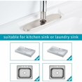 thumbnail image 3 of Rosette Plate for Kitchen Faucet Bathroom Sink Bathroom Basin Laundry Hole Cover Base Plate, 3 of 5