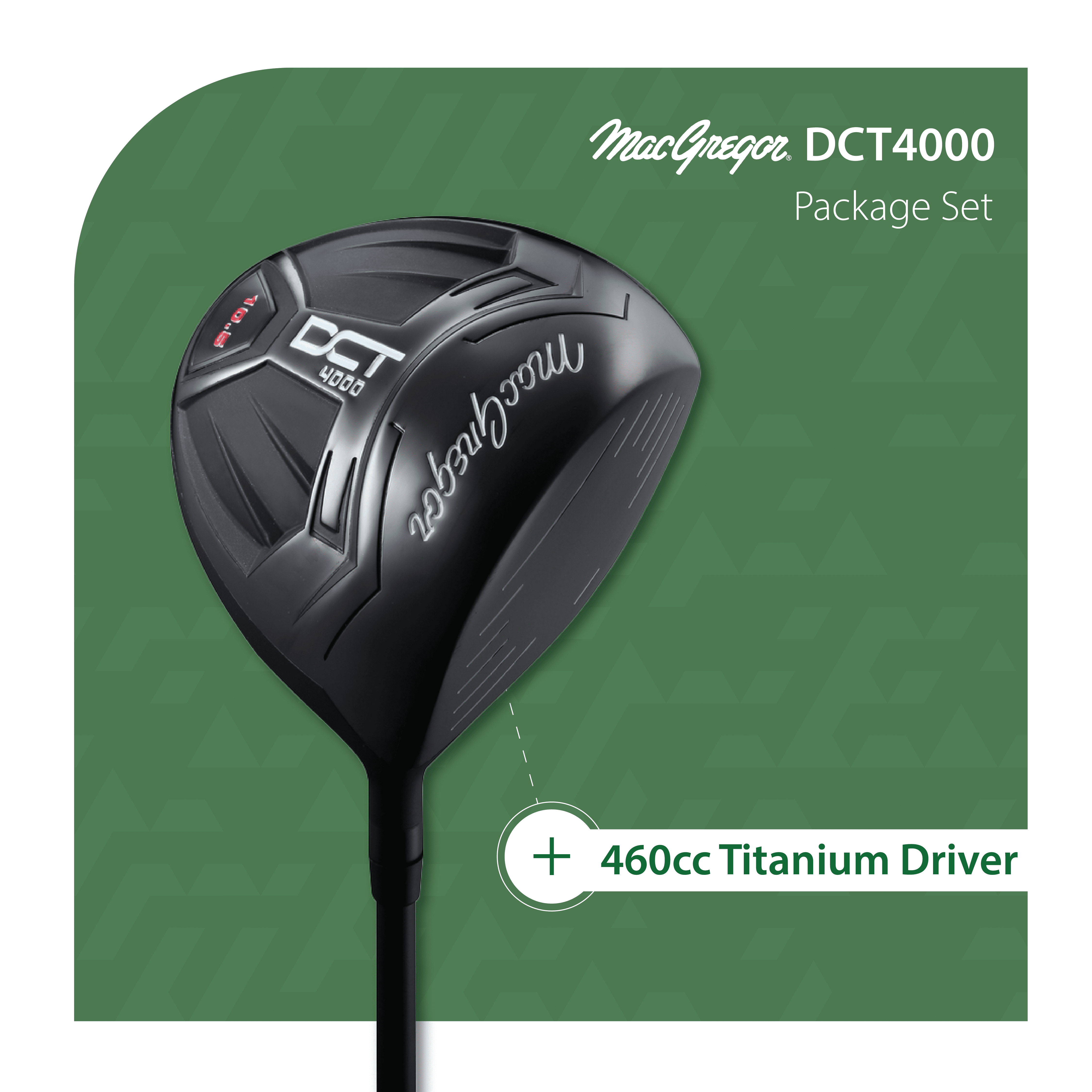 MacGregor Golf DCT4000 Golf Clubs Set with Bag, Mens Right Hand (6