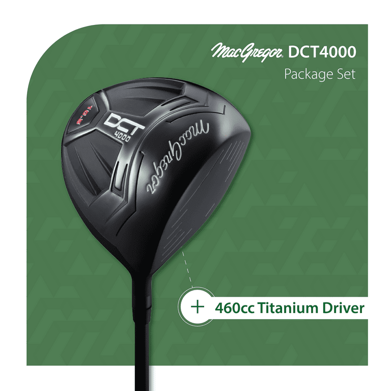 MacGregor Golf DCT4000 Golf Clubs Set with Bag, Mens Right Hand (6