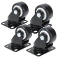 thumbnail image 4 of Fyydes 4PCS 1.5 Inch Universal Wheel 360° Rotation Heavy Caster Silence Cart Chair Caster For Furniture,Universal Wheel,Silence Universal Wheel, 4 of 8