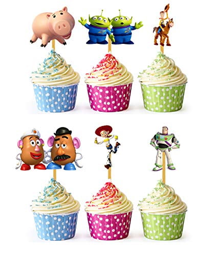 30 The Lego Batman STAND UP Cupcake Fairy Topper Edible Rice Paper Decoration 