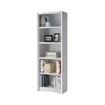 thumbnail image 3 of CorLiving Quadra Engineered Wood 5-Tier Adult Standard Bookcase with 4 Adjustable Shelves, 3 of 4