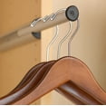 thumbnail image 5 of INTERNATIONAL HANGER Rubber Coated Walnut Wood Top Hanger, 25 Pack, 5 of 5